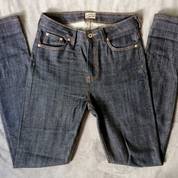 Naked & Famous Stretch Selvedge High Skinny Denim - Picture 1 of 7